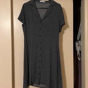 Mango button up dress